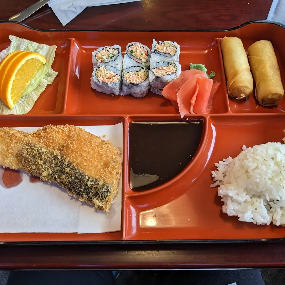 Bento Box Shrimp Teriyaki