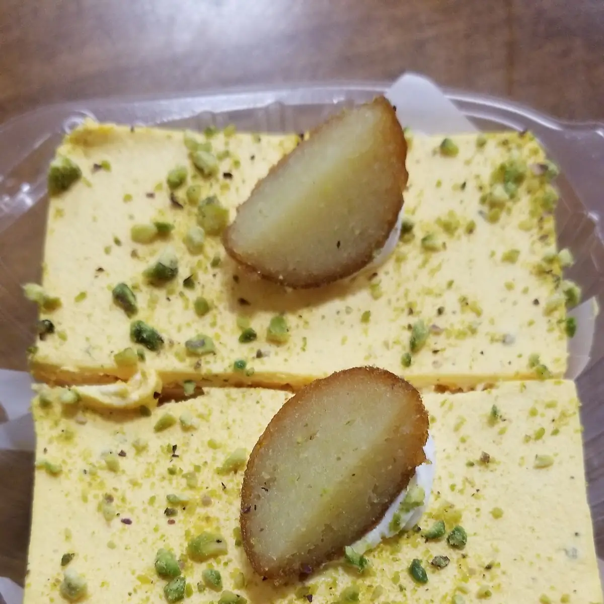 Rasmalai Cake Slice