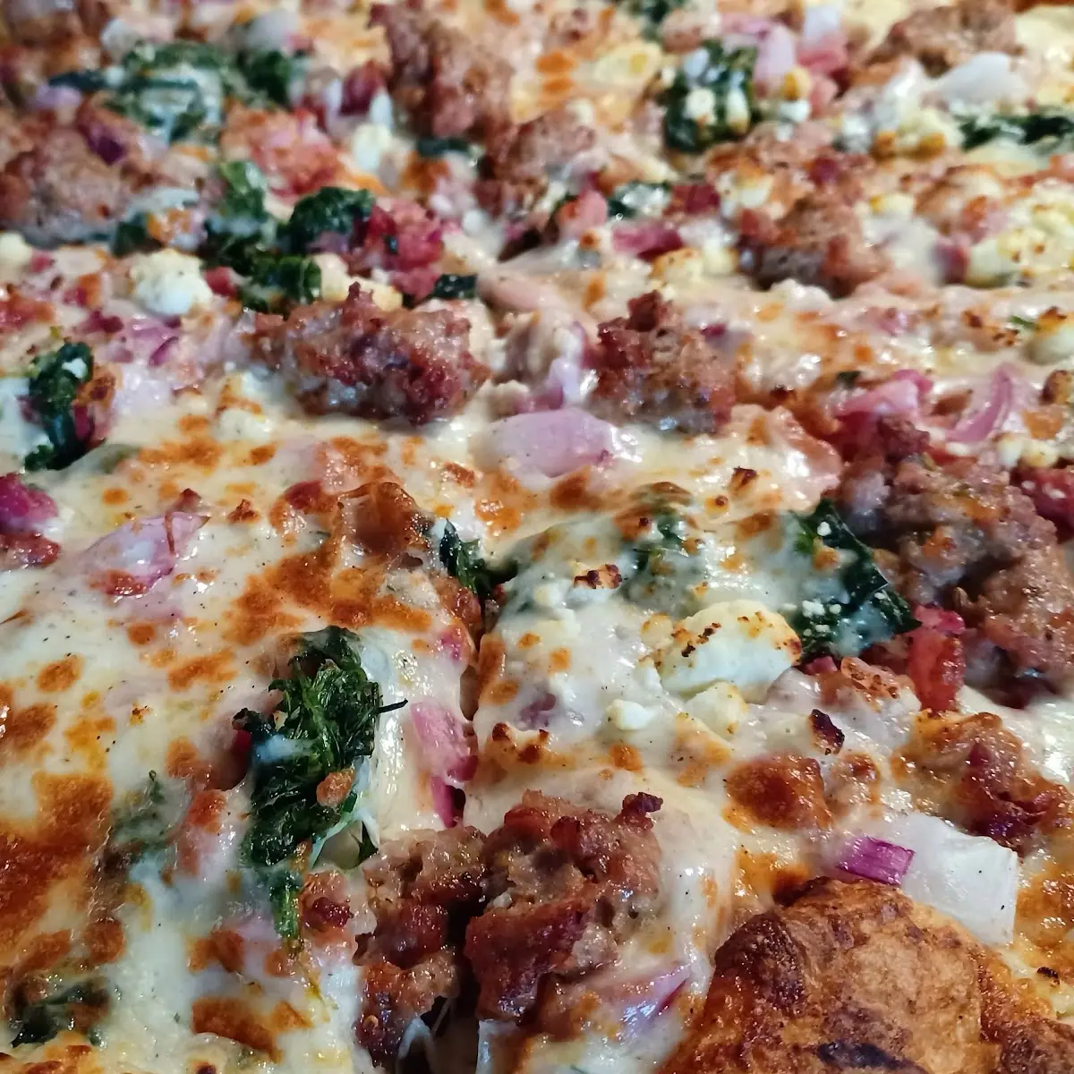 Greek Pizza w Sausage