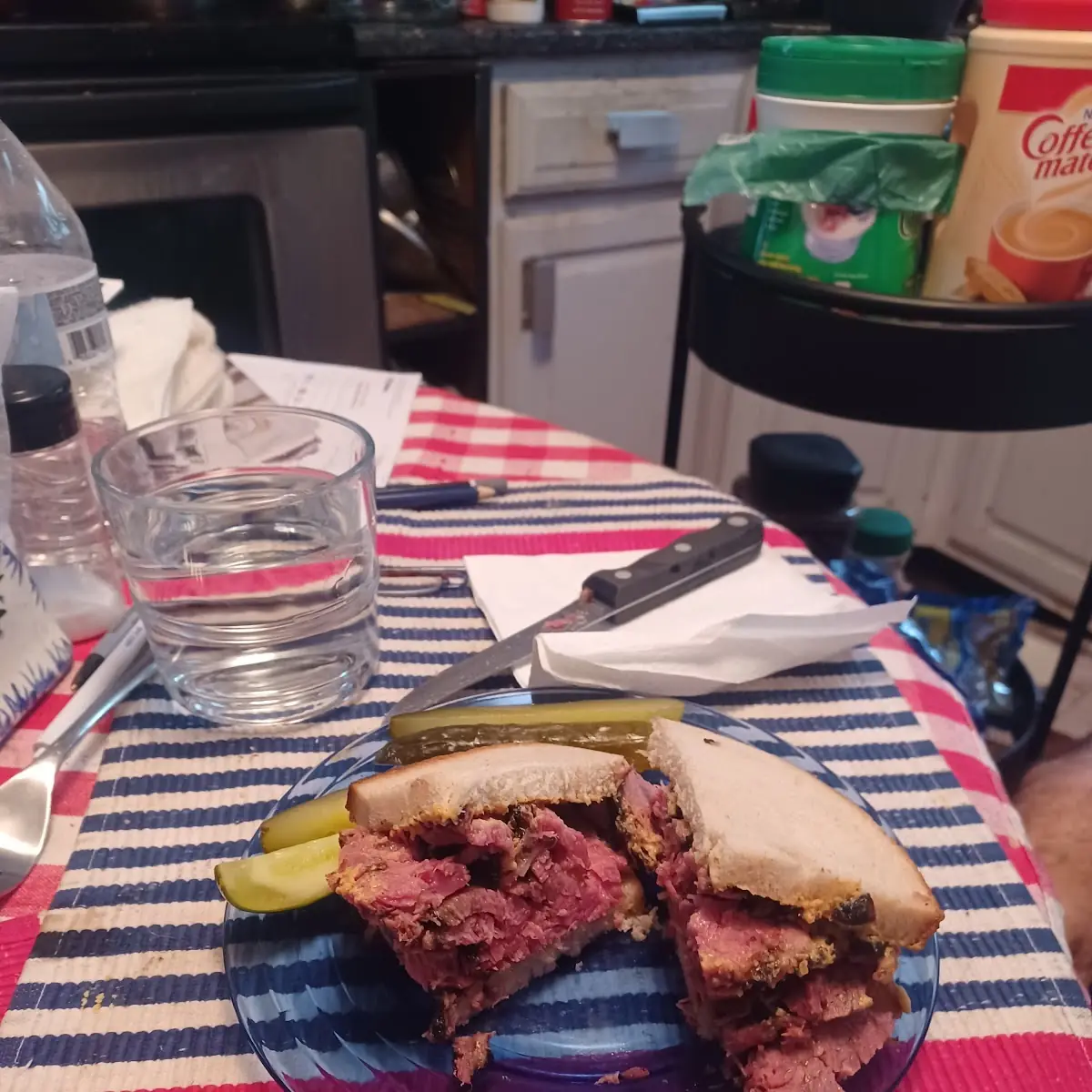 Corned Beef on Club Roll