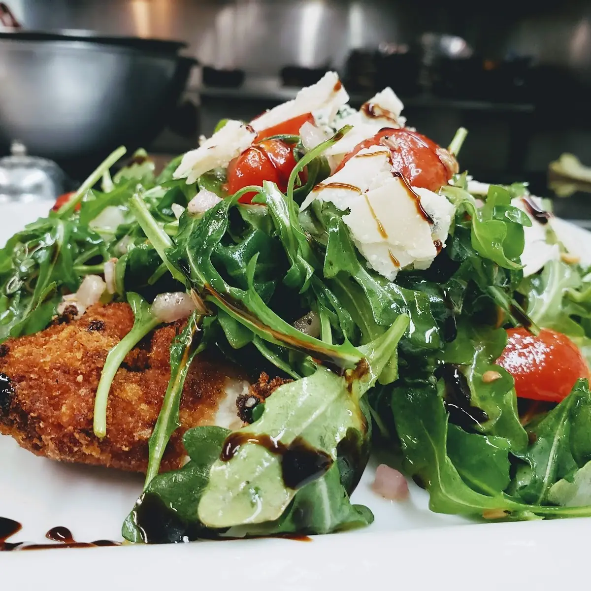 Veal Milanese with Arugula Salad