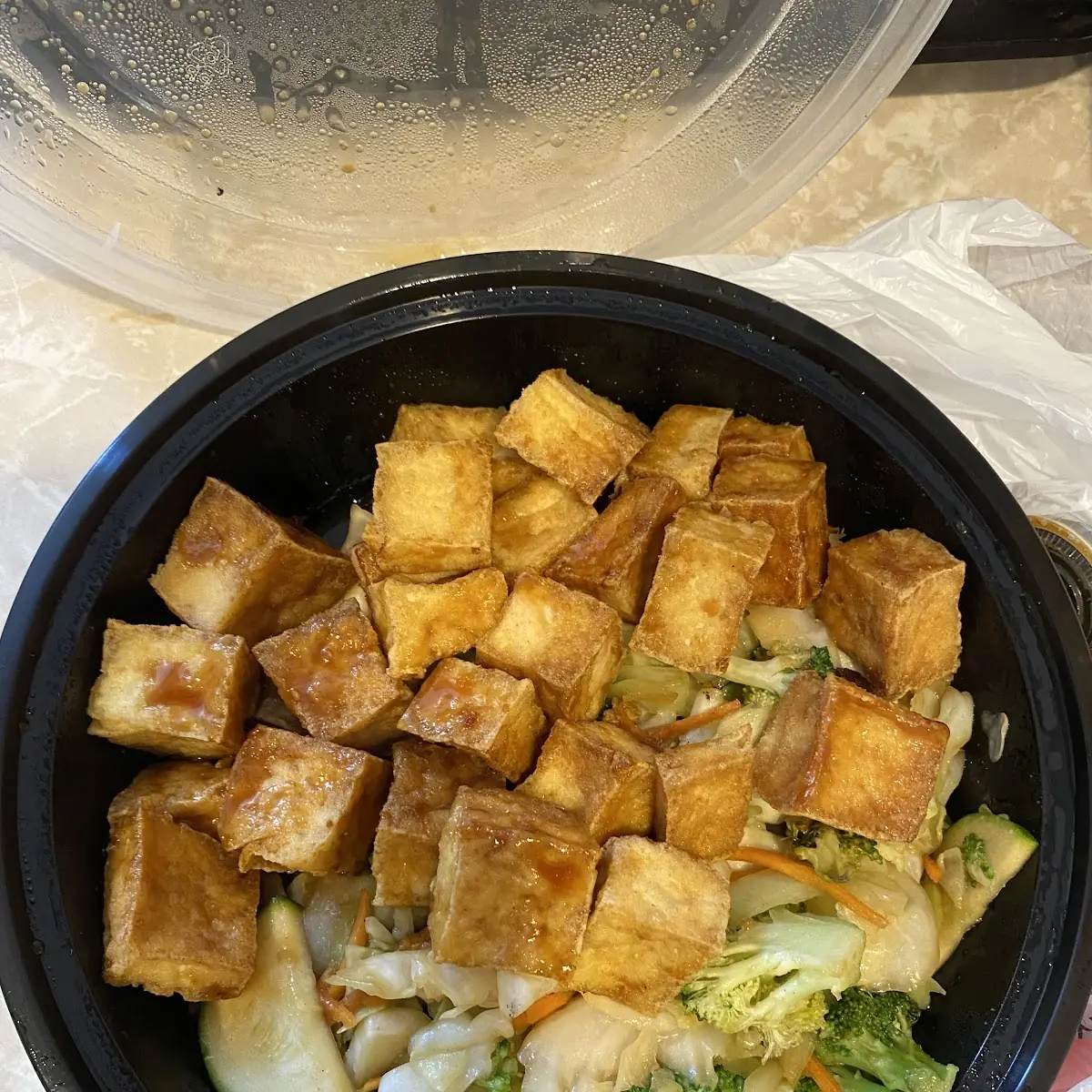 Spicy Tofu with Mixed Vegetables