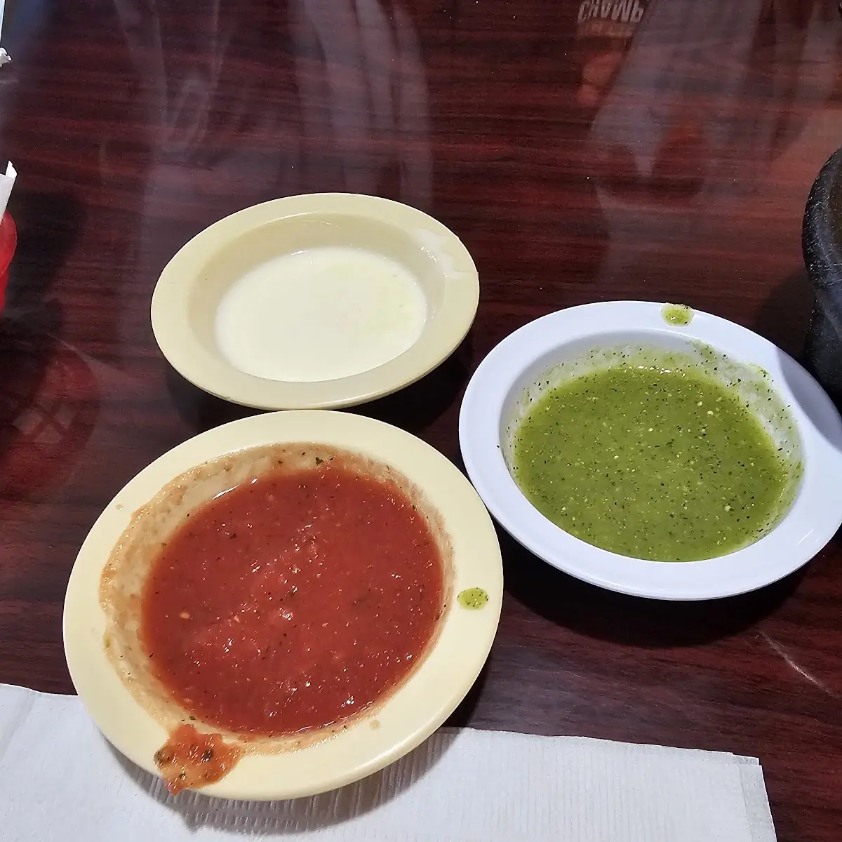Queso Dip Spicy Green Dip and Salsa Dip