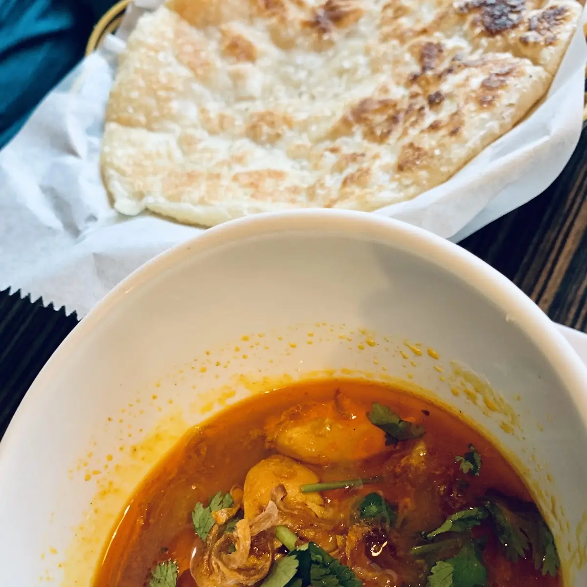 Chicken Curry with Paratha