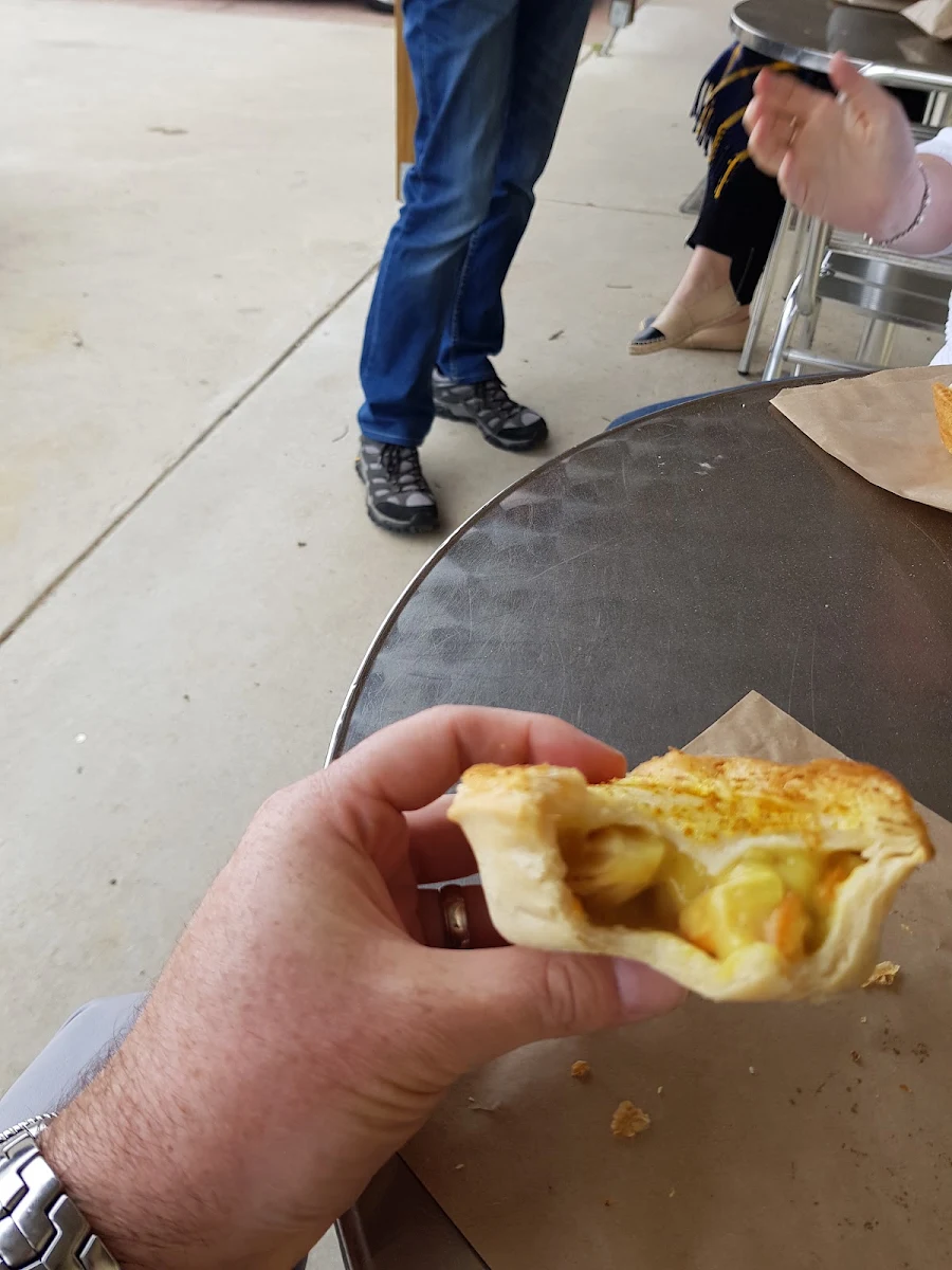 Curry Scallop Pie, Dunalley Bakery
