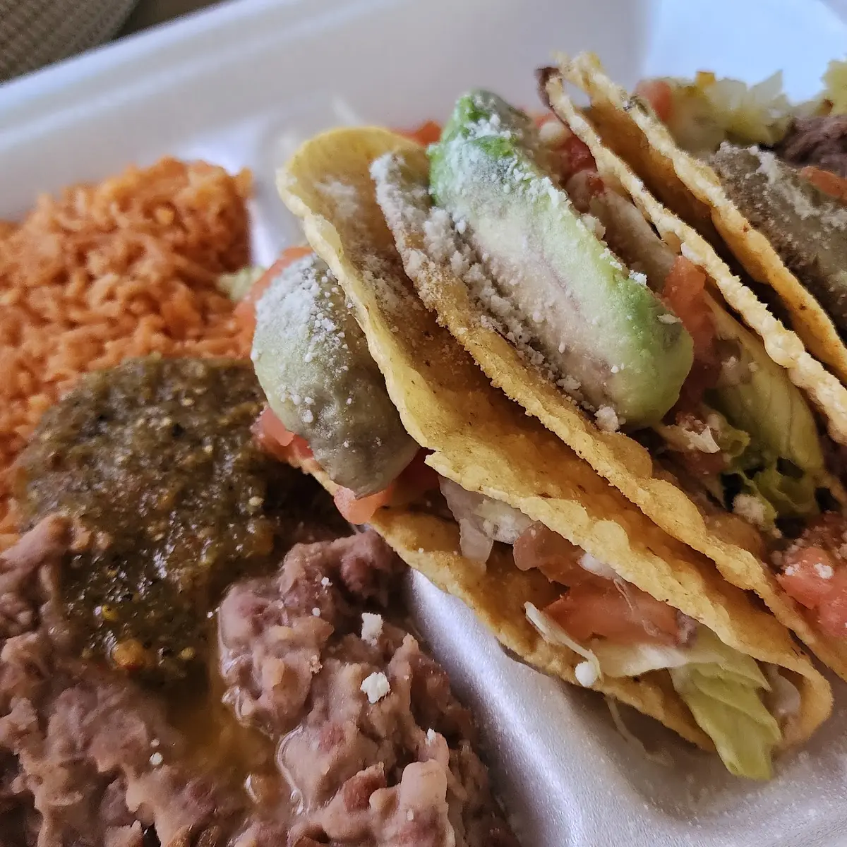 Shredded Beef Taco Combo