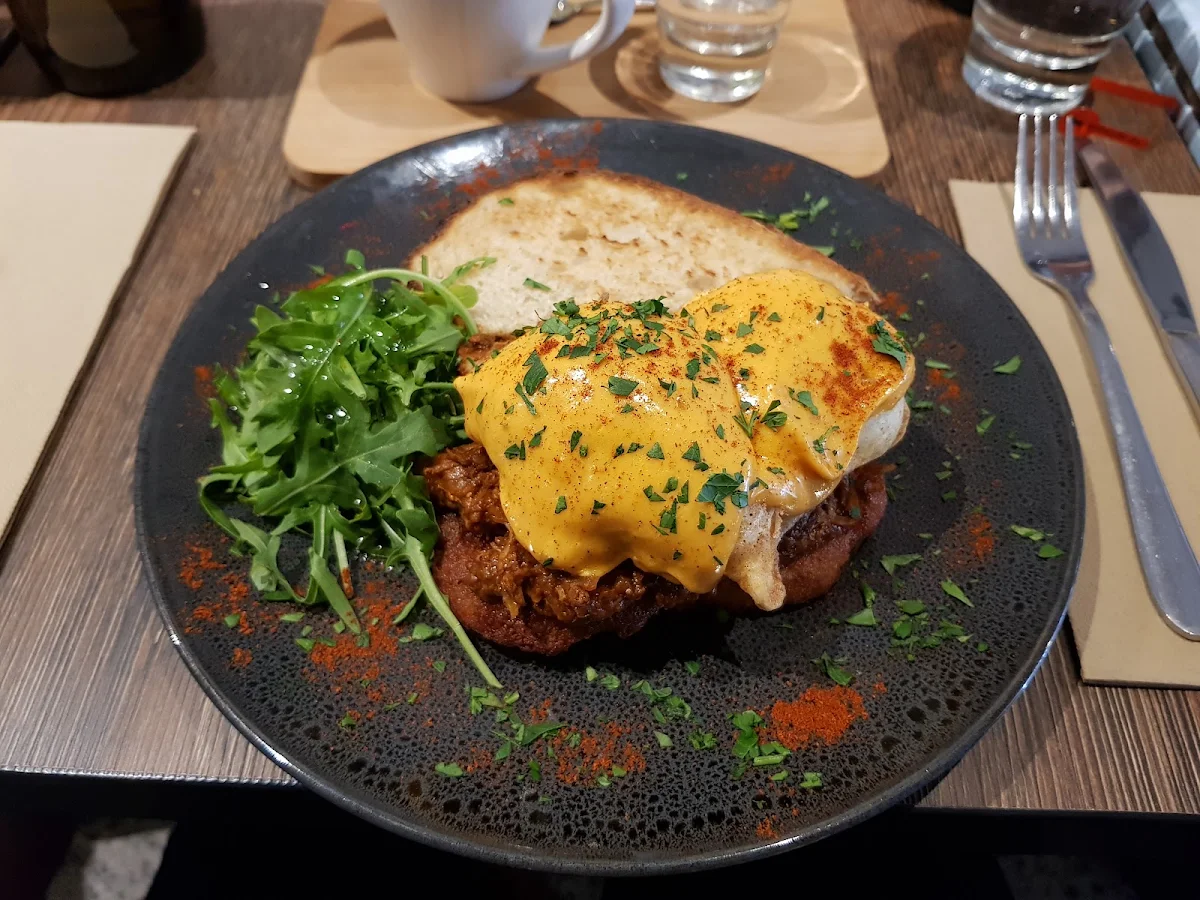 Fried Poached Eggs, Sycamore Meadows Melbourne