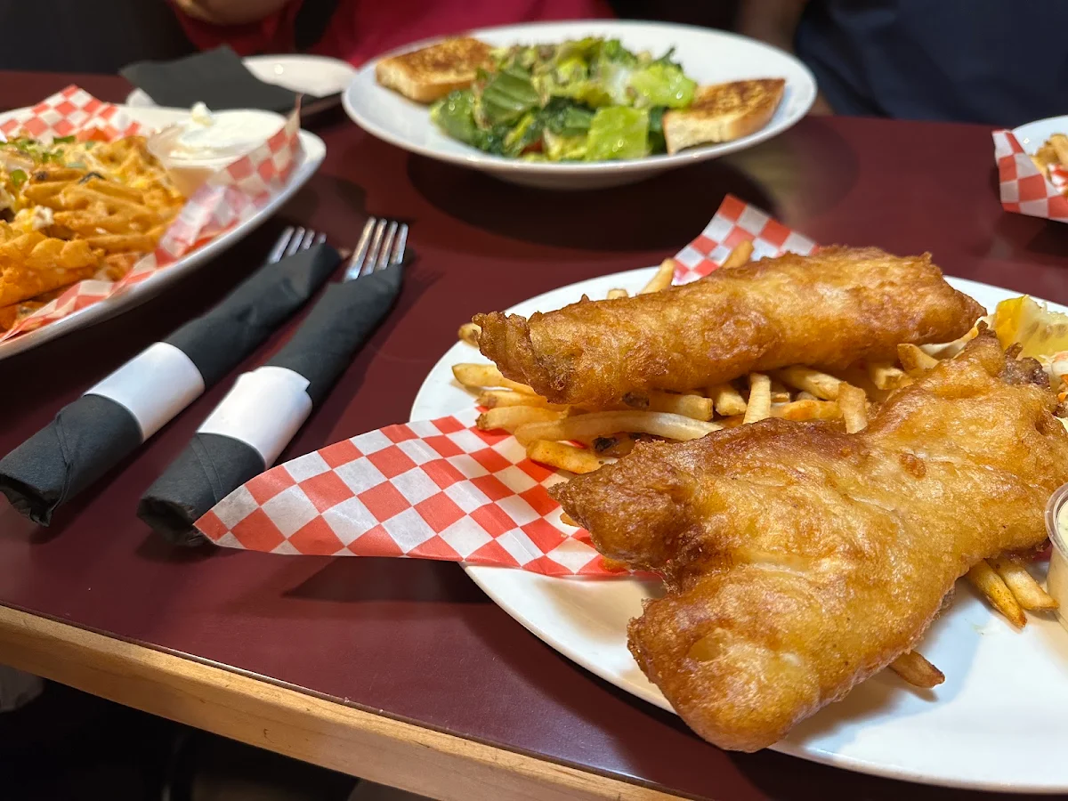 Fish and Chips, Rose & Crown Restaurant & Pub