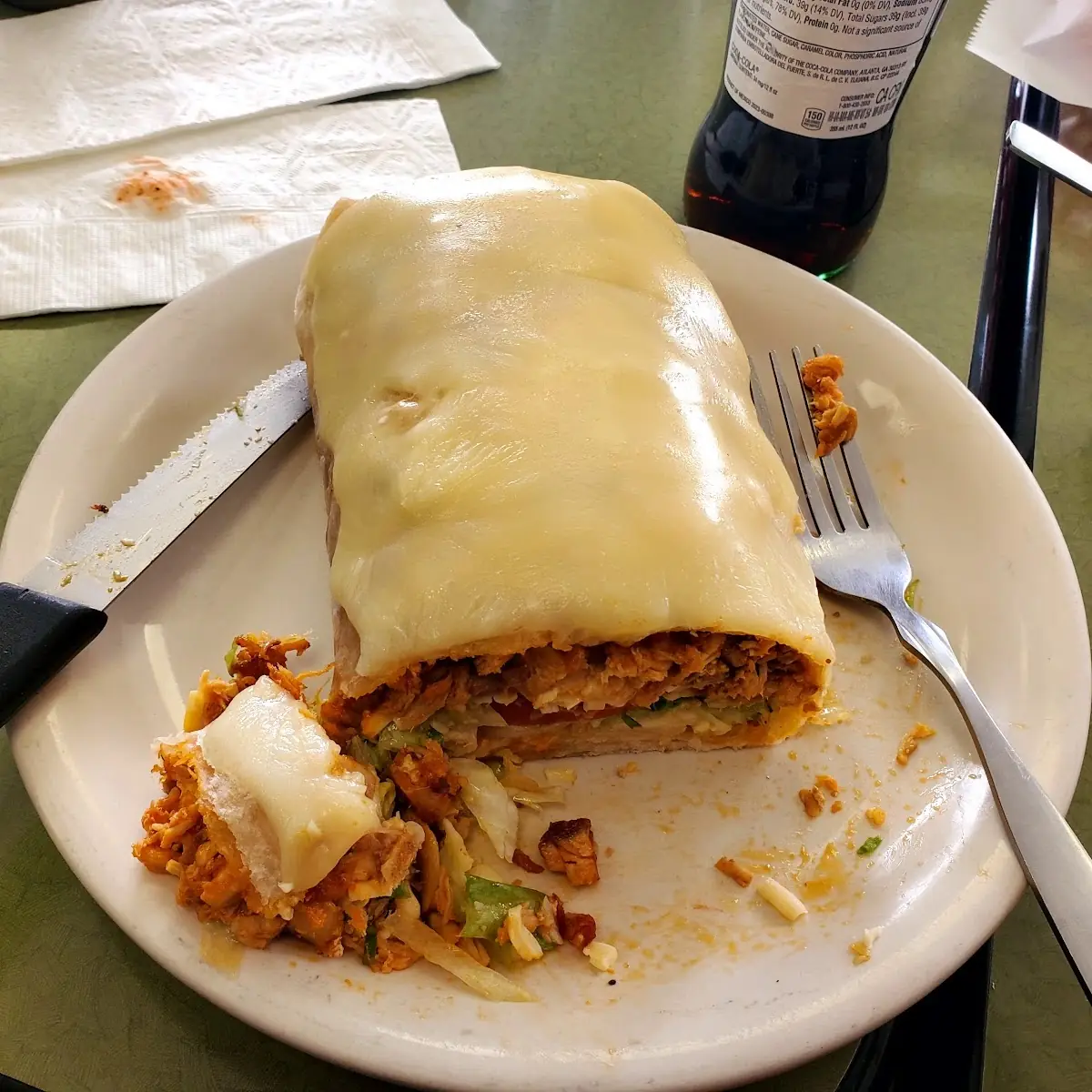 Chicken Burrito Suizo