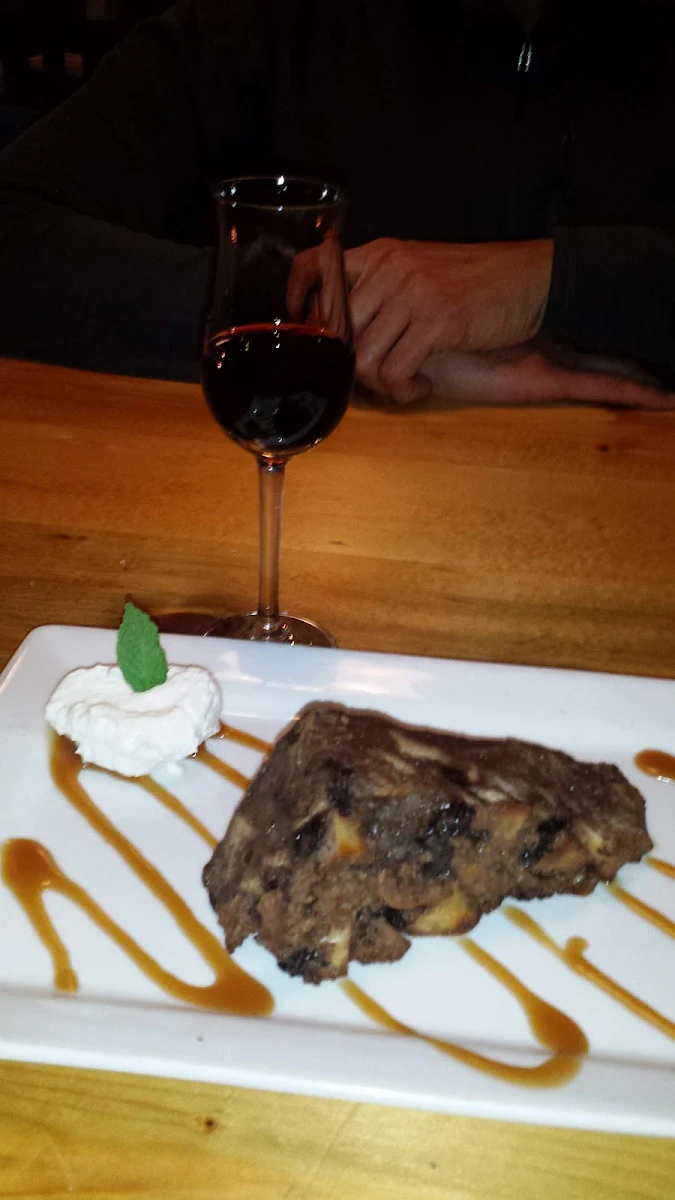 Smoked Chocolate Bread Pudding