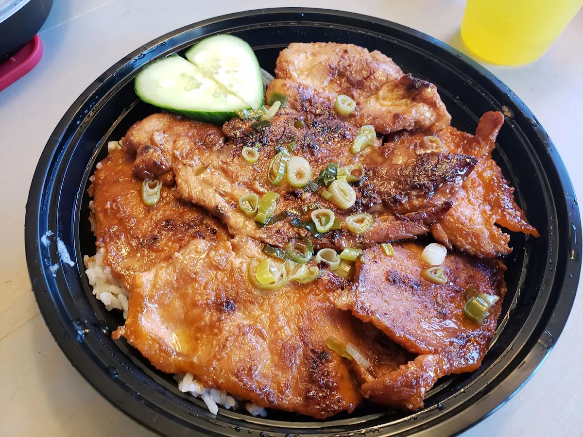 Grilled Pork and Chicken