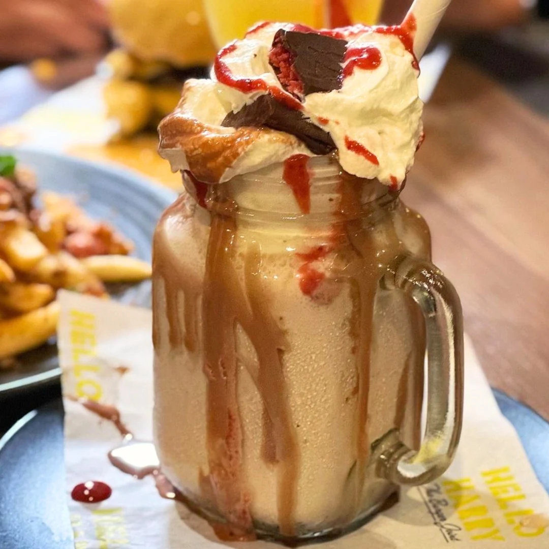 Biscoff Loaded Thick Shake, Hello Harry The Burger Joint (Ipswich)