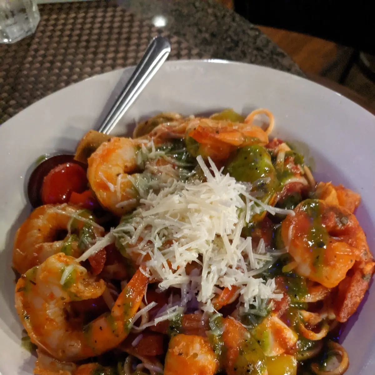 Tomato Basil Shrimp