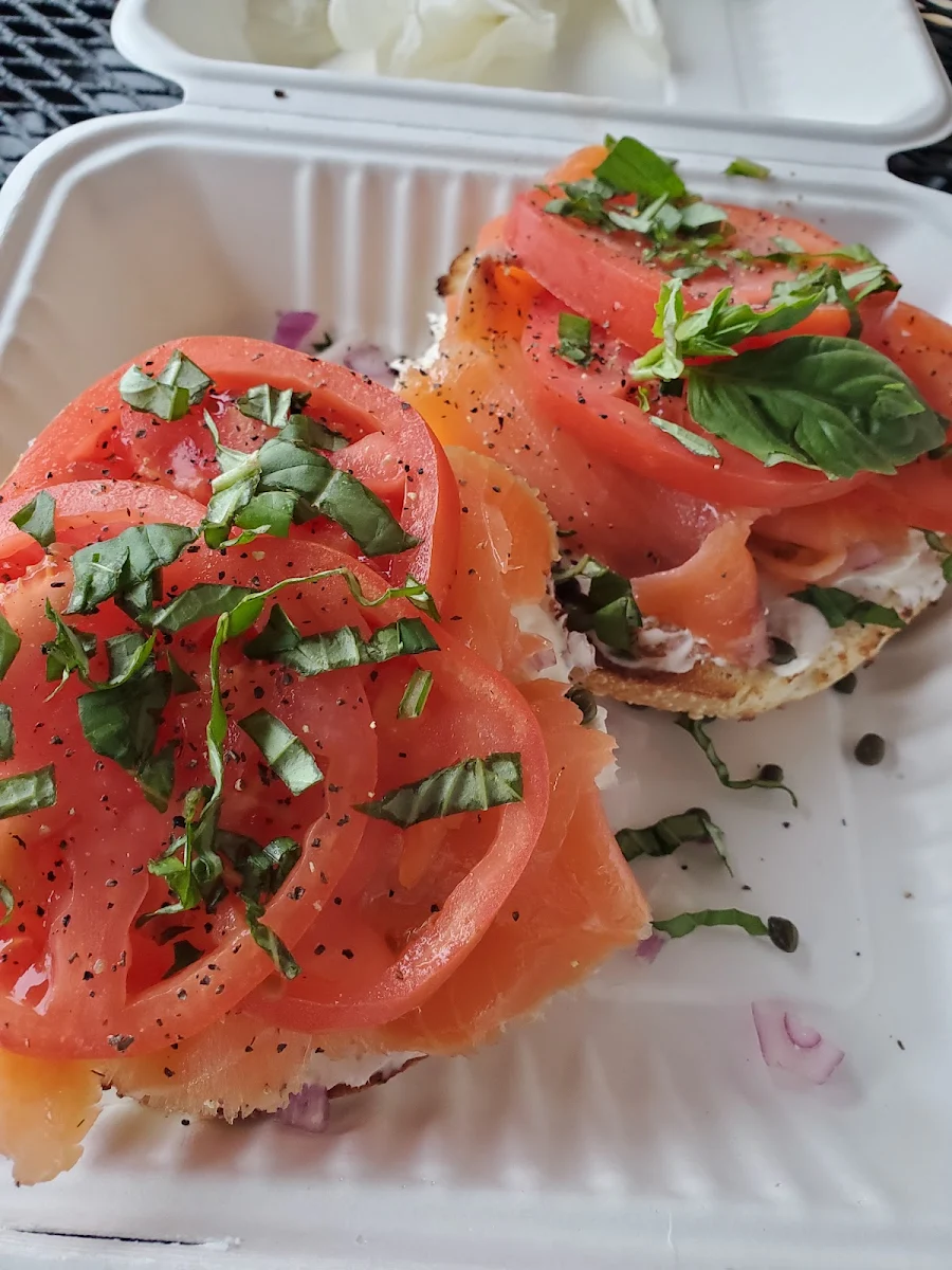 Salmon Lox Bagel