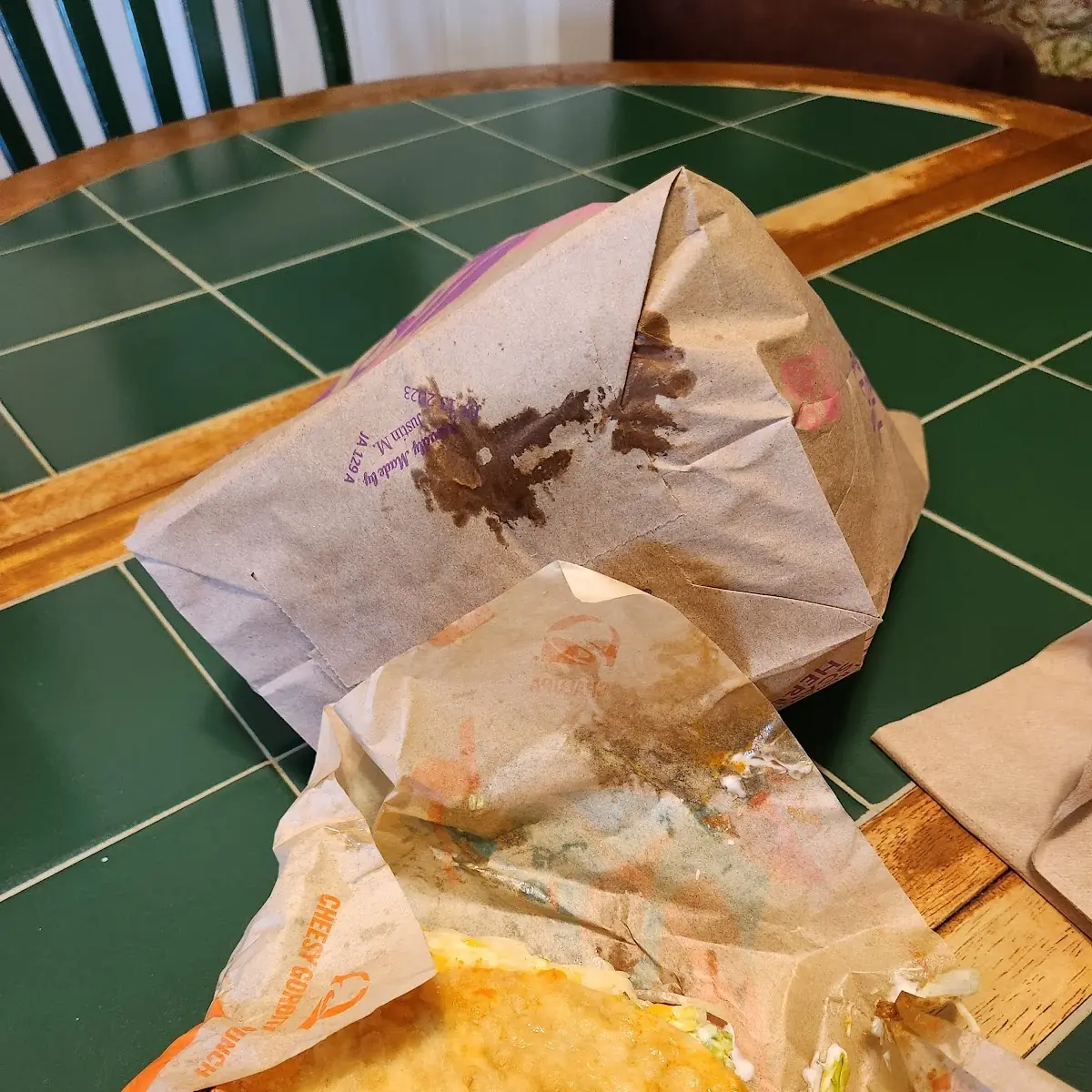 A Messy Hard Taco