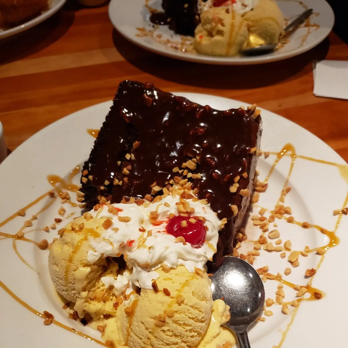 Hot Fudge Cake Sundae