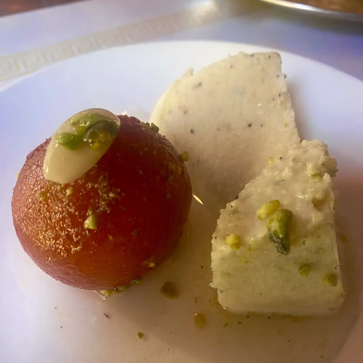 Gulab Jamun with Malai Kulfi