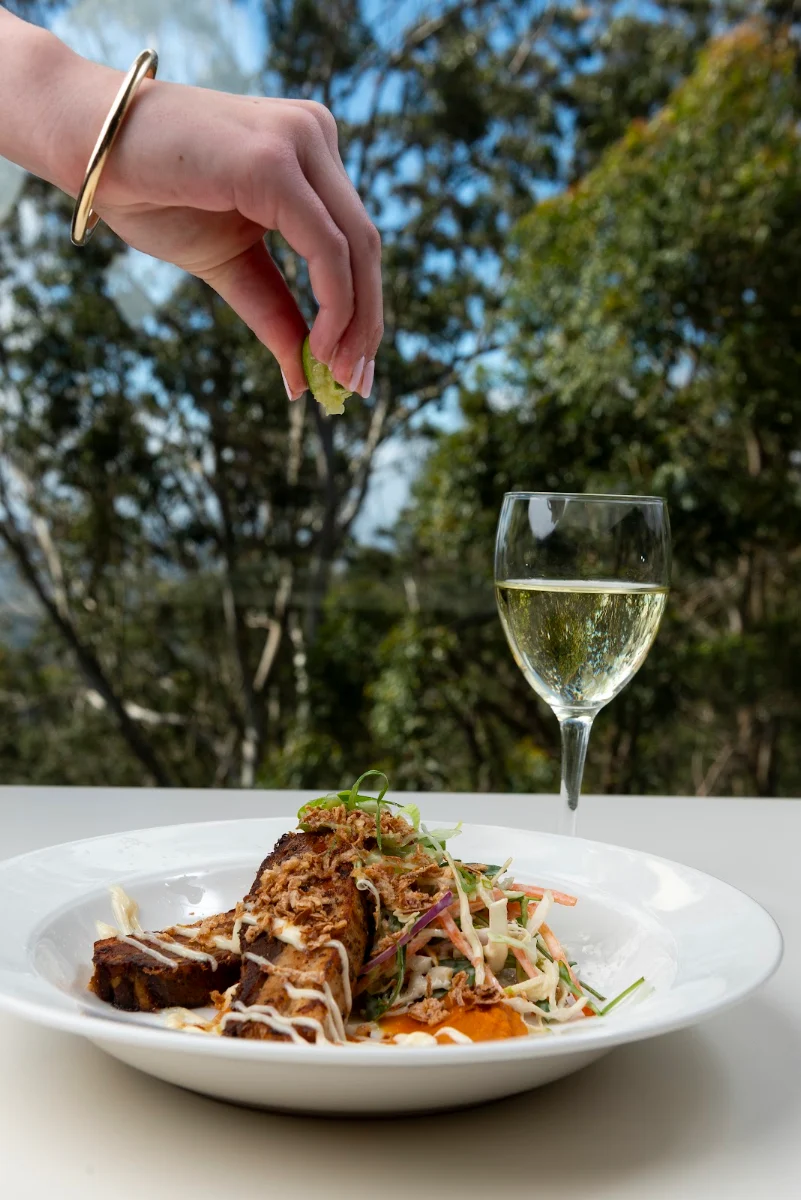 Green Peppercorn Sugar Loaf Slaw w Orange Duck Jus, Picnic Point Toowoomba
