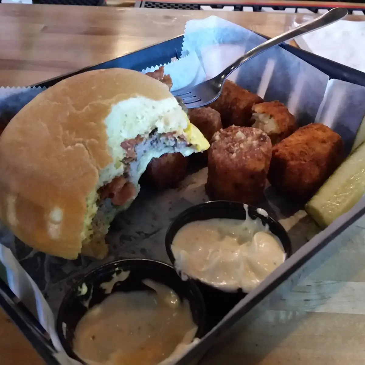 Bacon Cheeseburger with Loaded Tots
