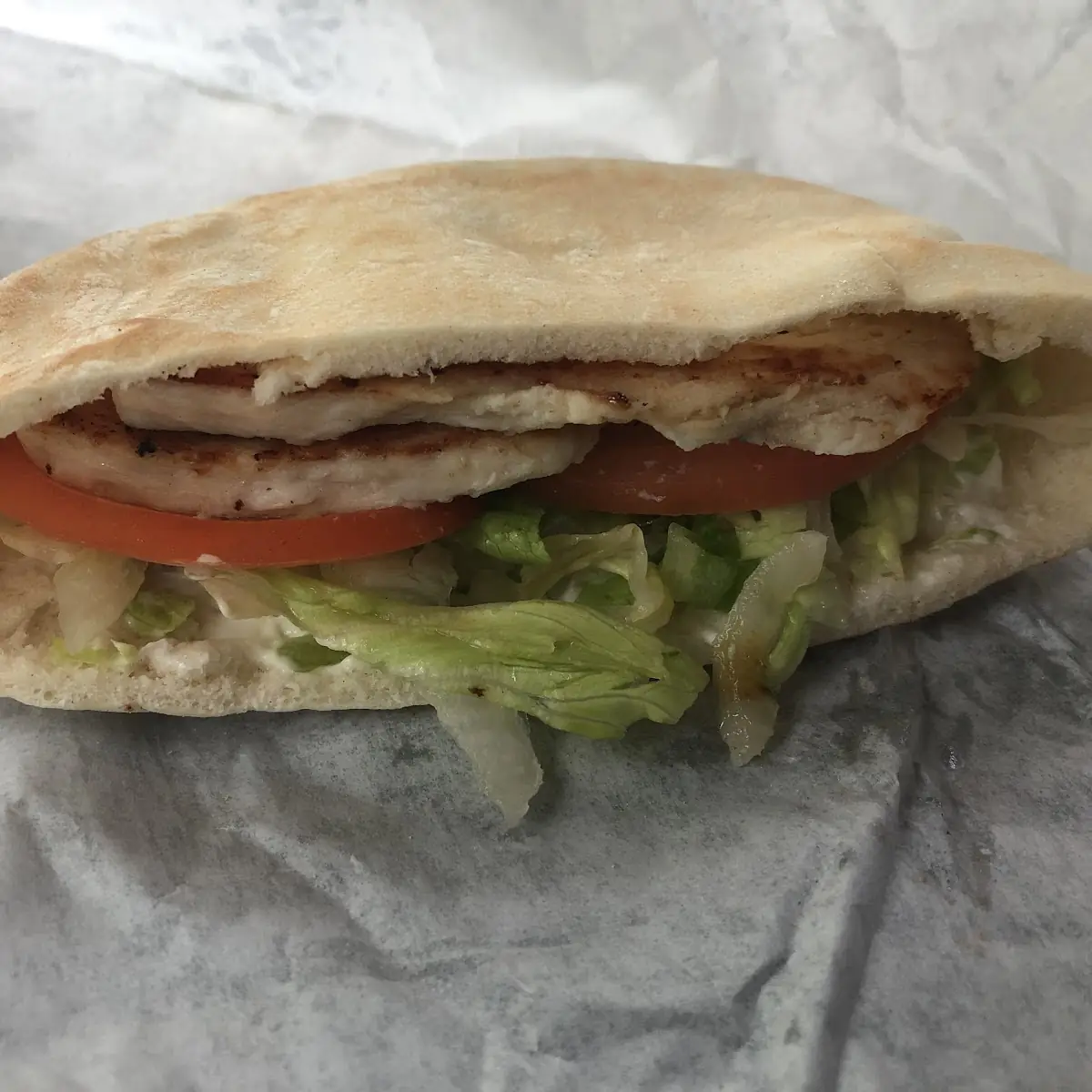 Grilled Chicken Pita