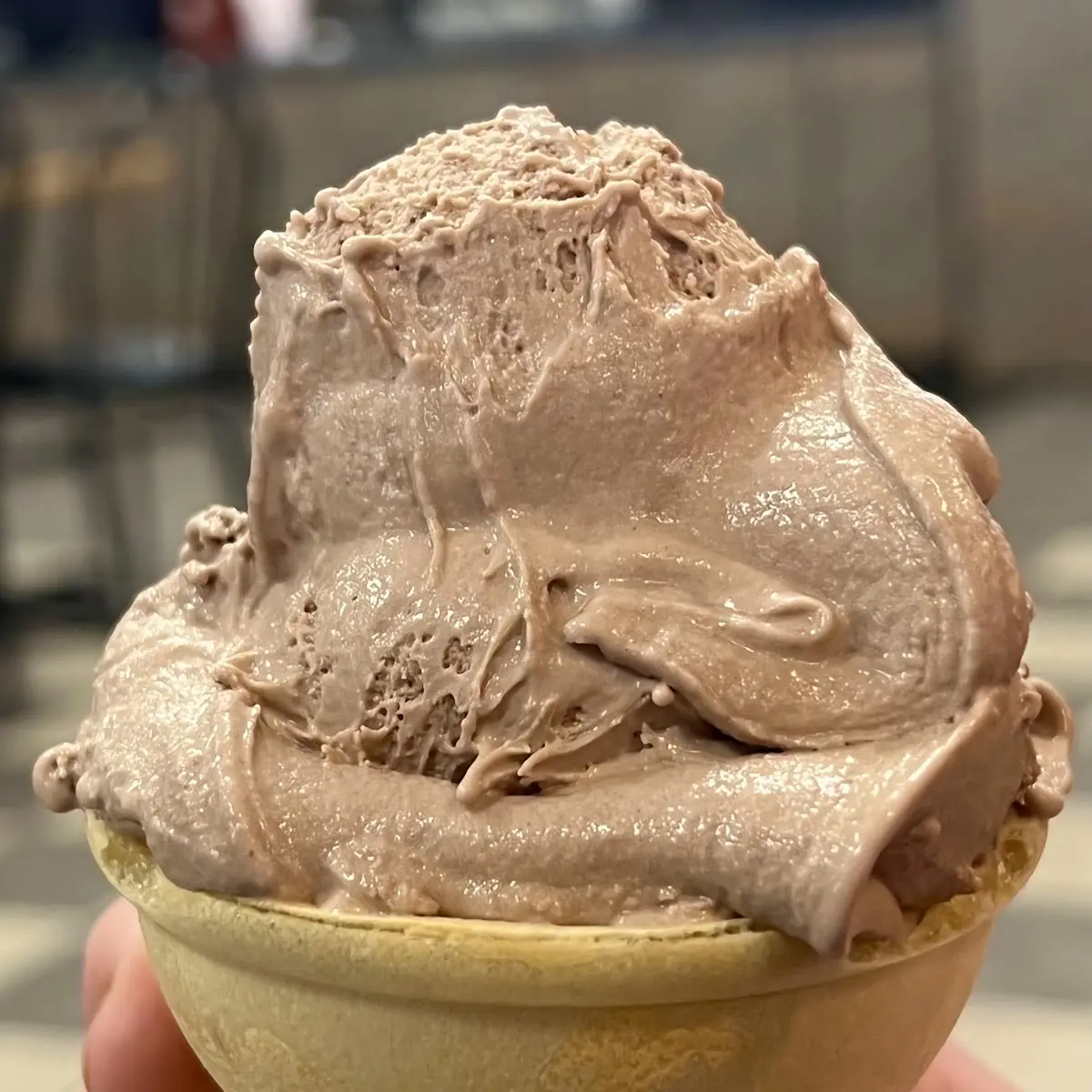 Chocolate Ice Cream Cone