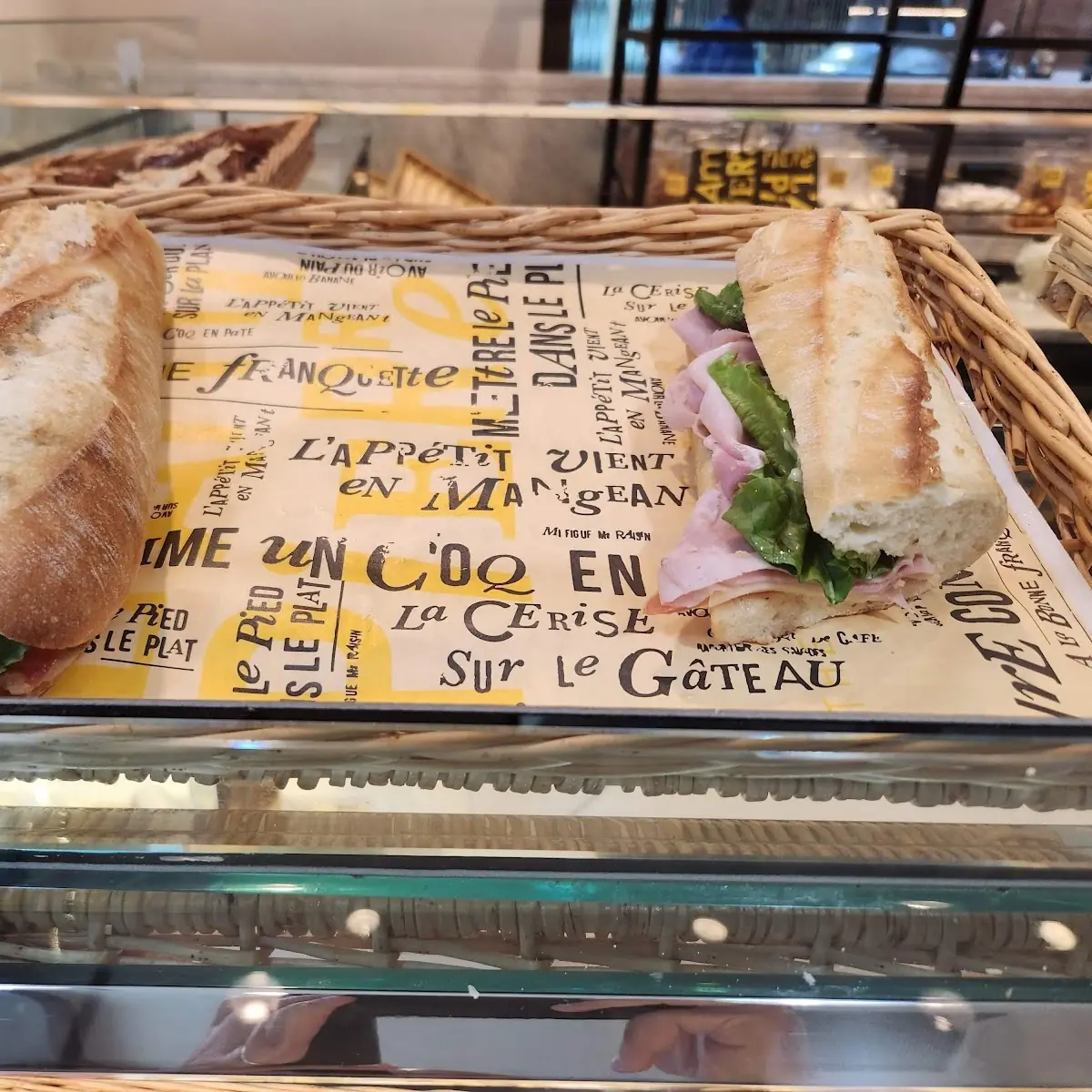 Baguette Schinken