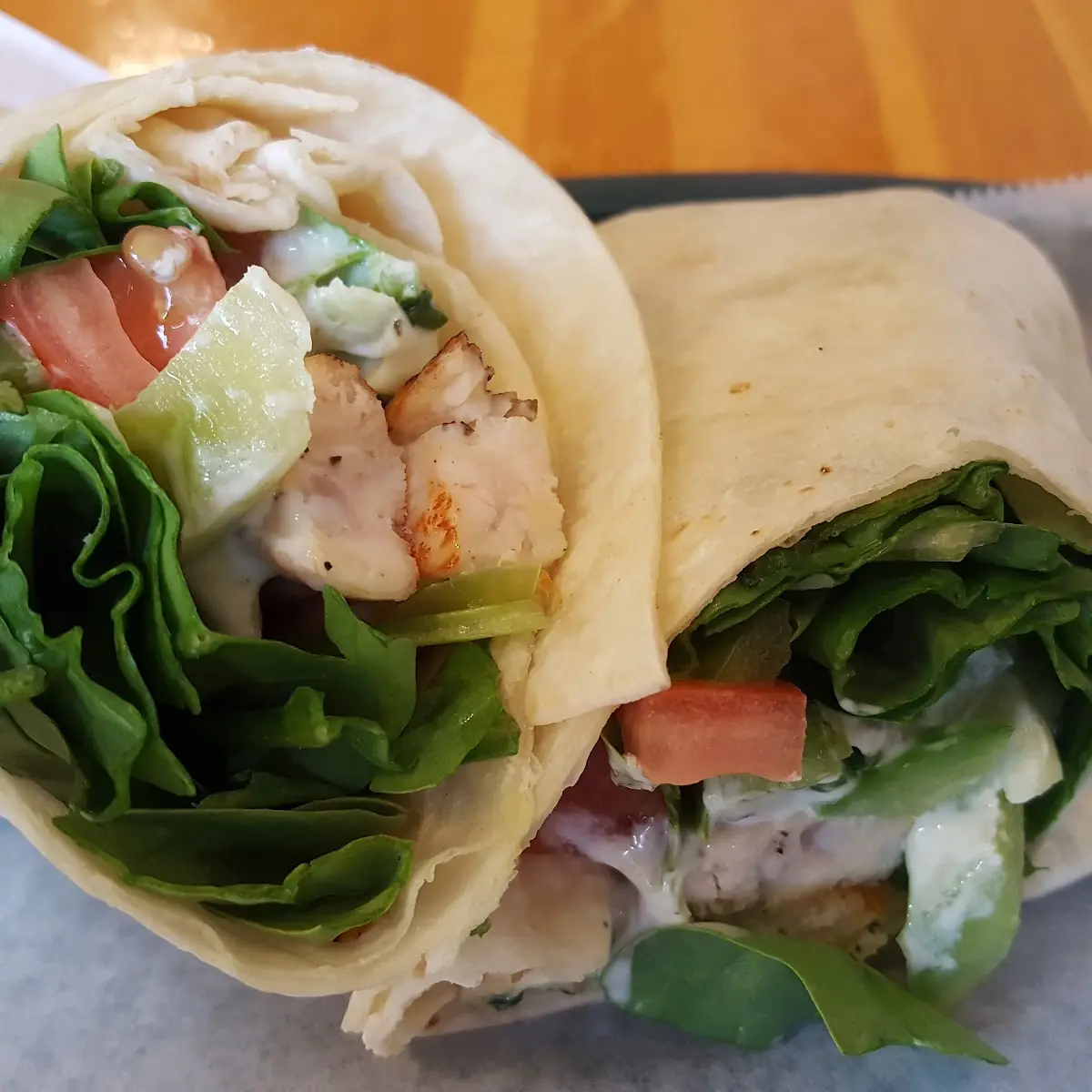 Spinach Chicken Wrap