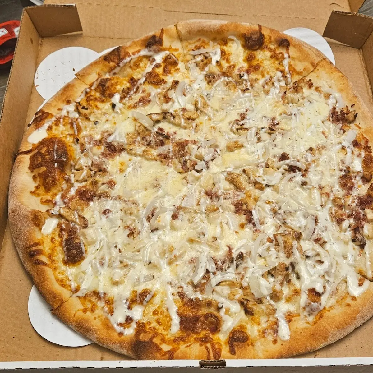 Chicken Bacon Ranch Pizza