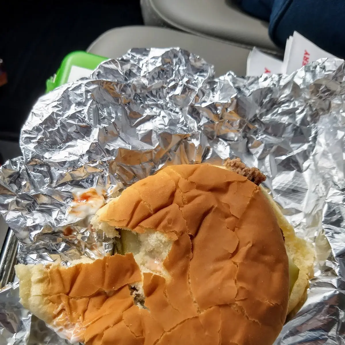 How My Burger Looked When I Got It