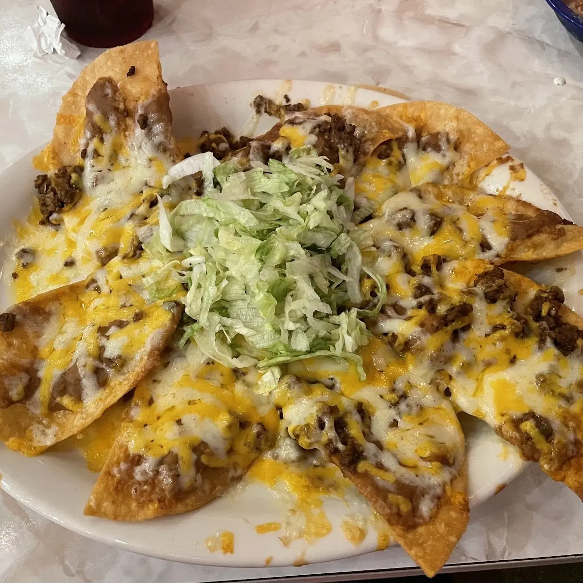 Panchos with Seasoned Ground Beef