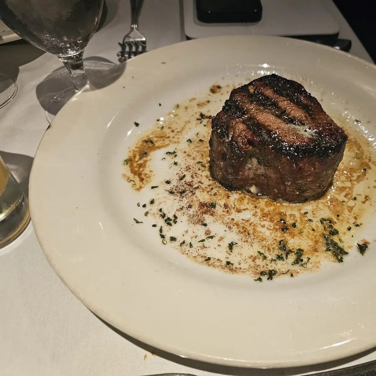 Seasoned Steak on Mashed Potatoes