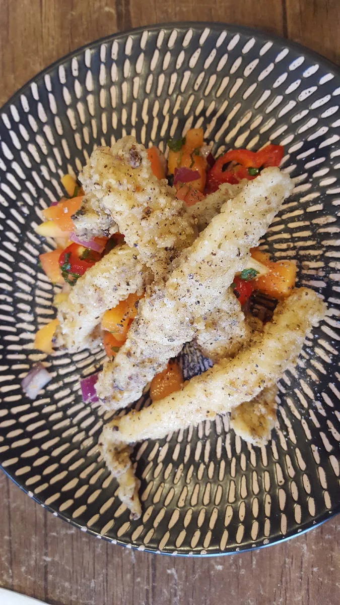 Salt and Lemon Pepper Squid