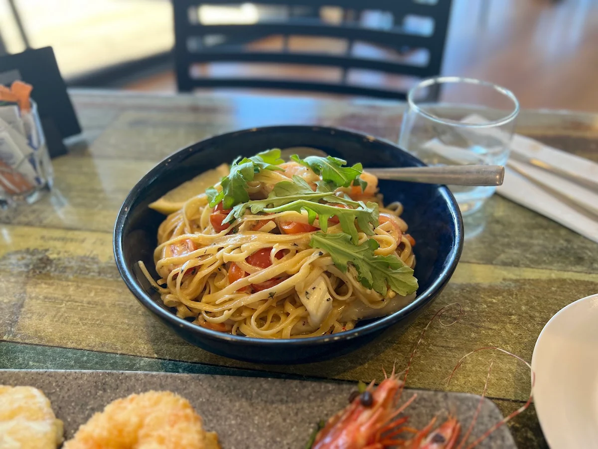 Seafood Linguine With