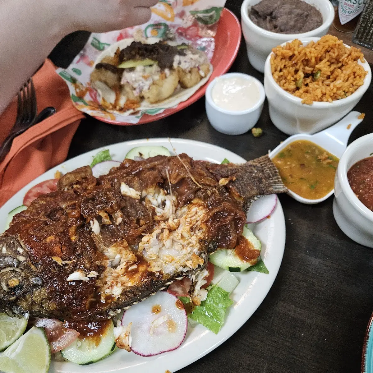 Fried Mojarra Tilapia
