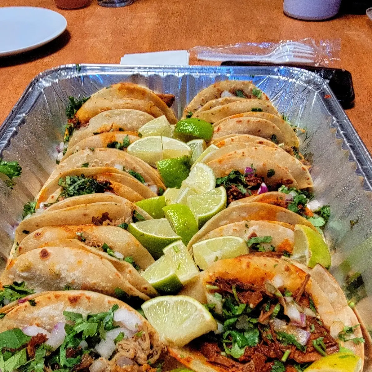 Authentic Mexican Tacos with Lime