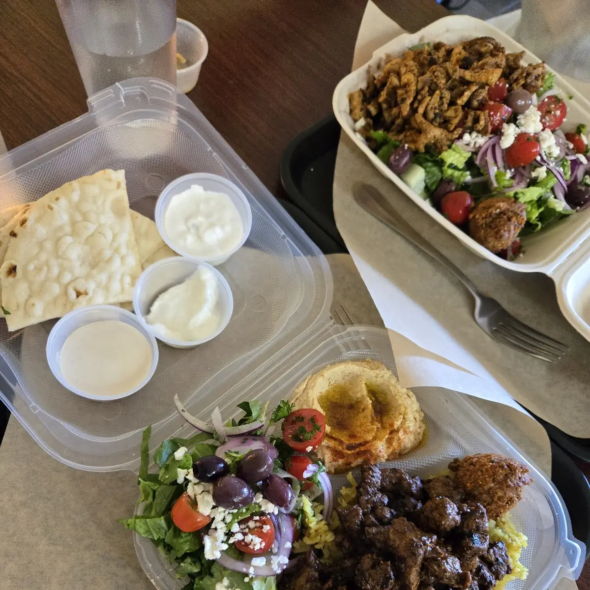 Beef and Lamb Shawarma Plate