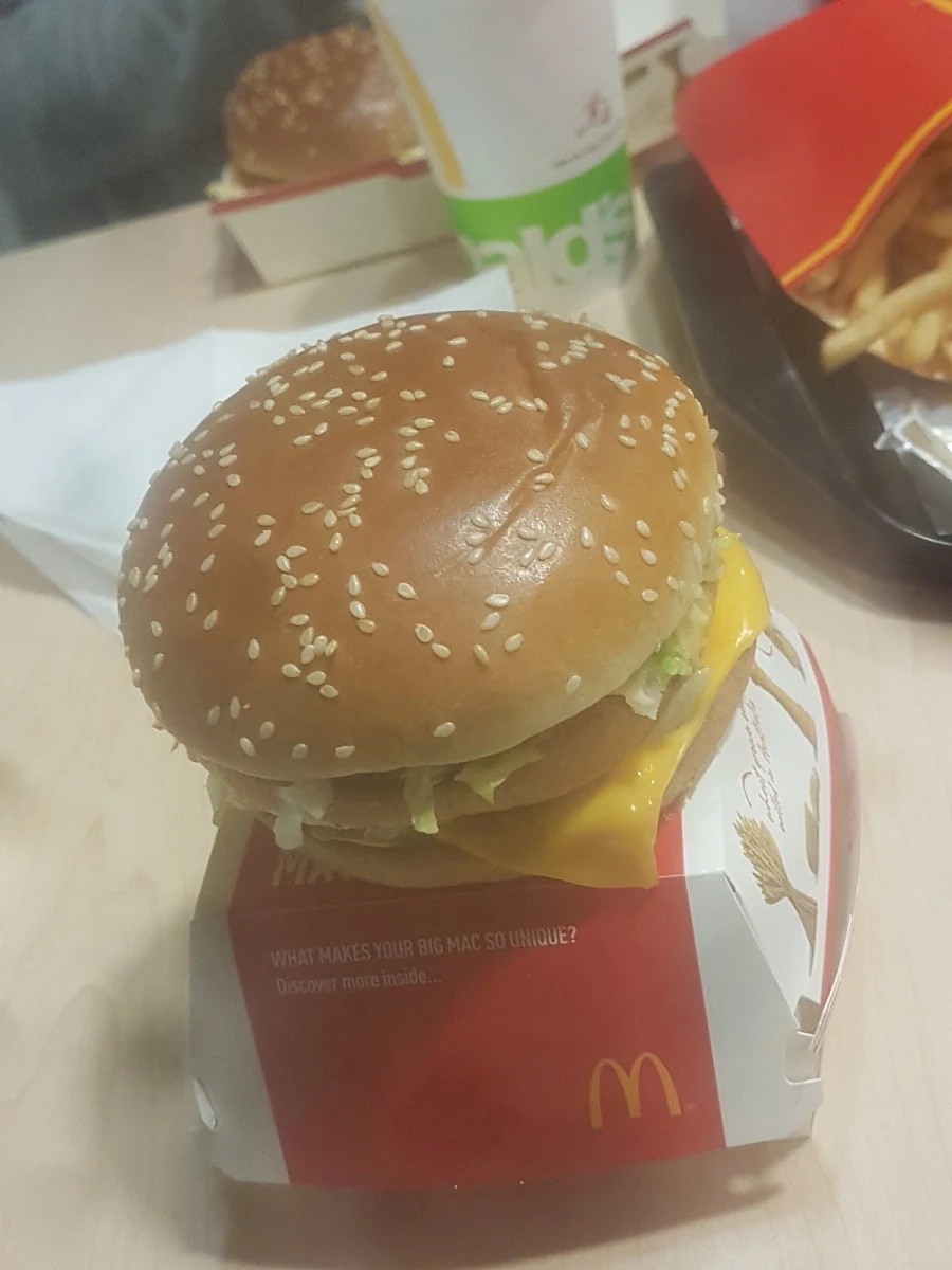 Big Mac, McDonald's Fulham Gardens