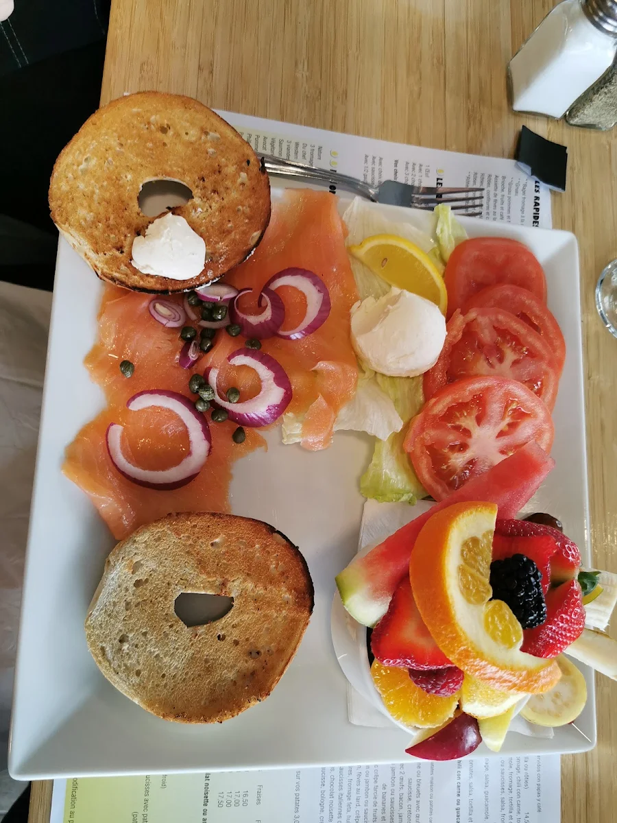 Smoked Salmon Bagel, L'Oeuficiel