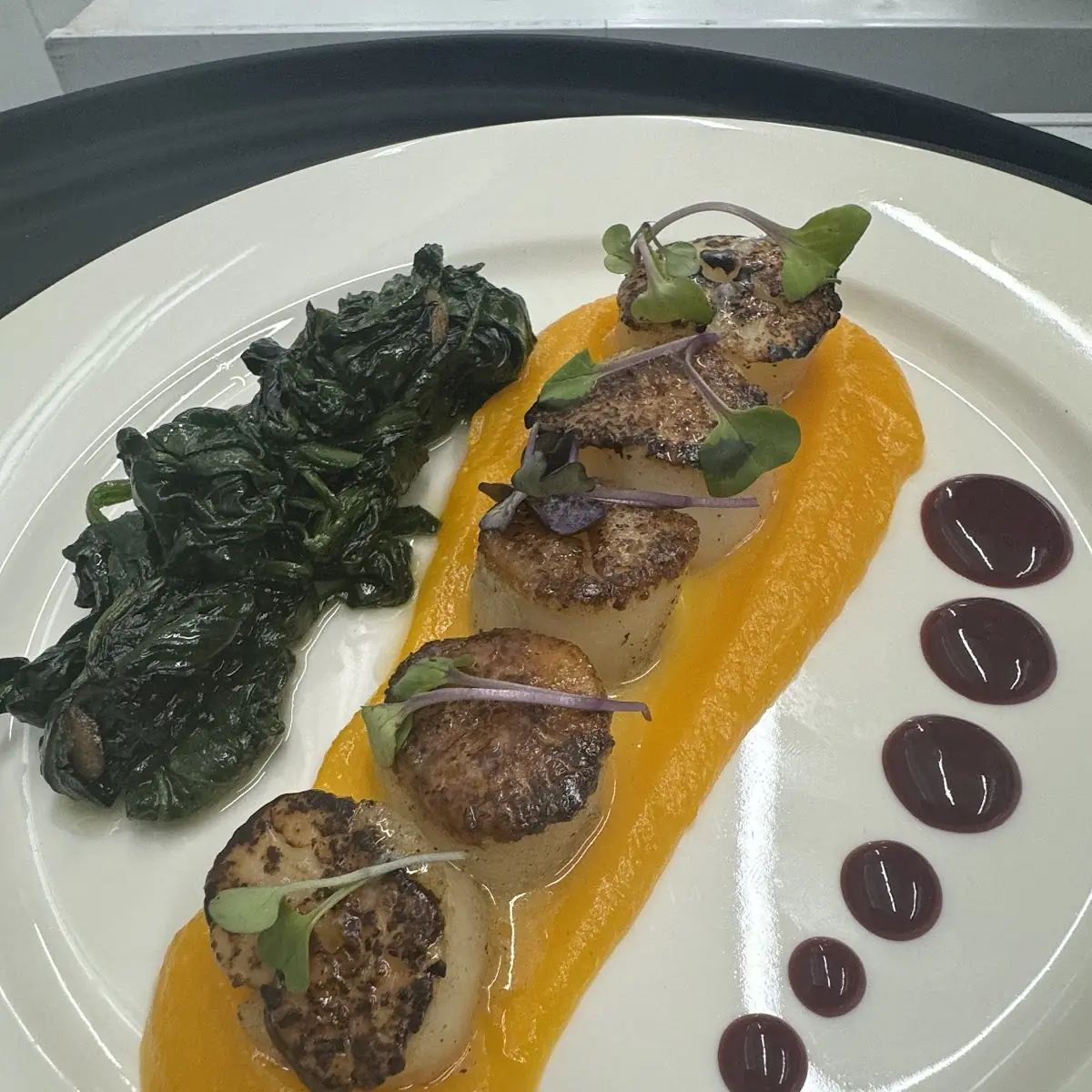 Pan Seared Scallops
