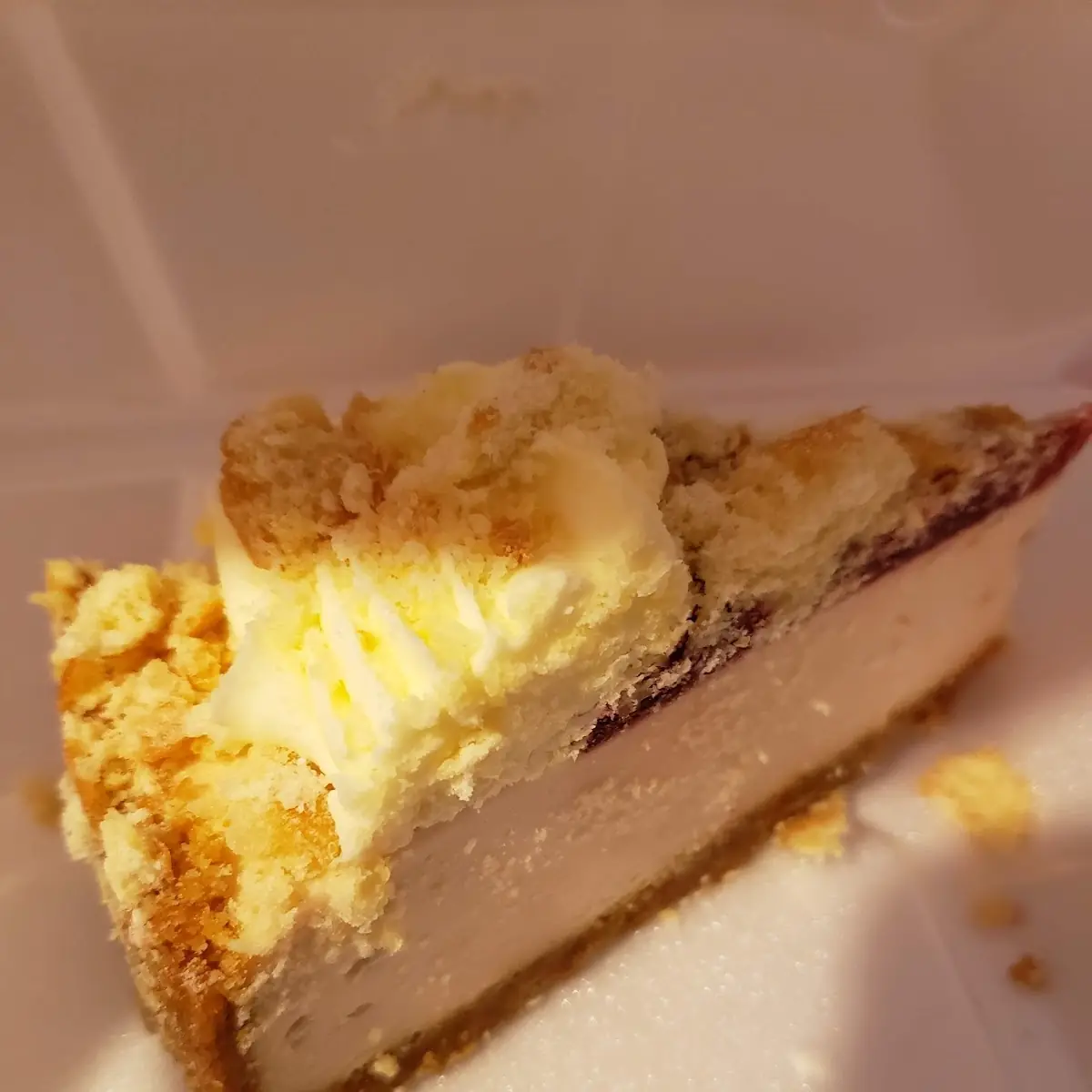 Raspberry Jelly Donut Cheesecake