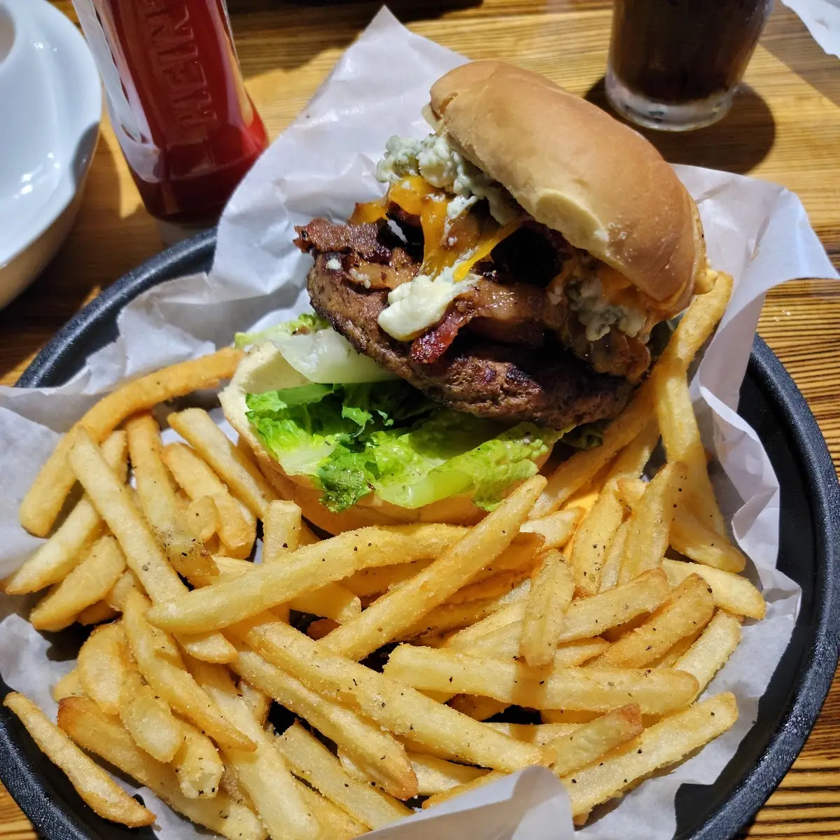 Matty's Messy Mushroom Burger