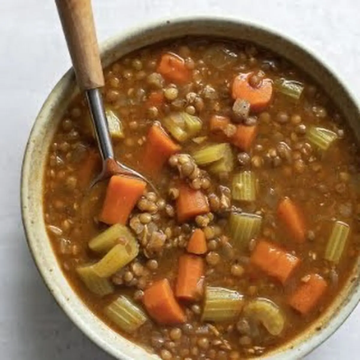 Lentil Soup with Croton