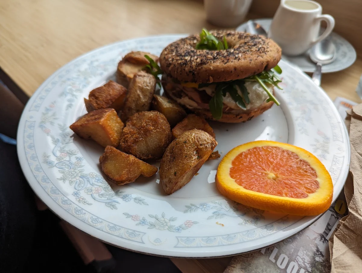 West Coast Bagel and Smoked Salmon