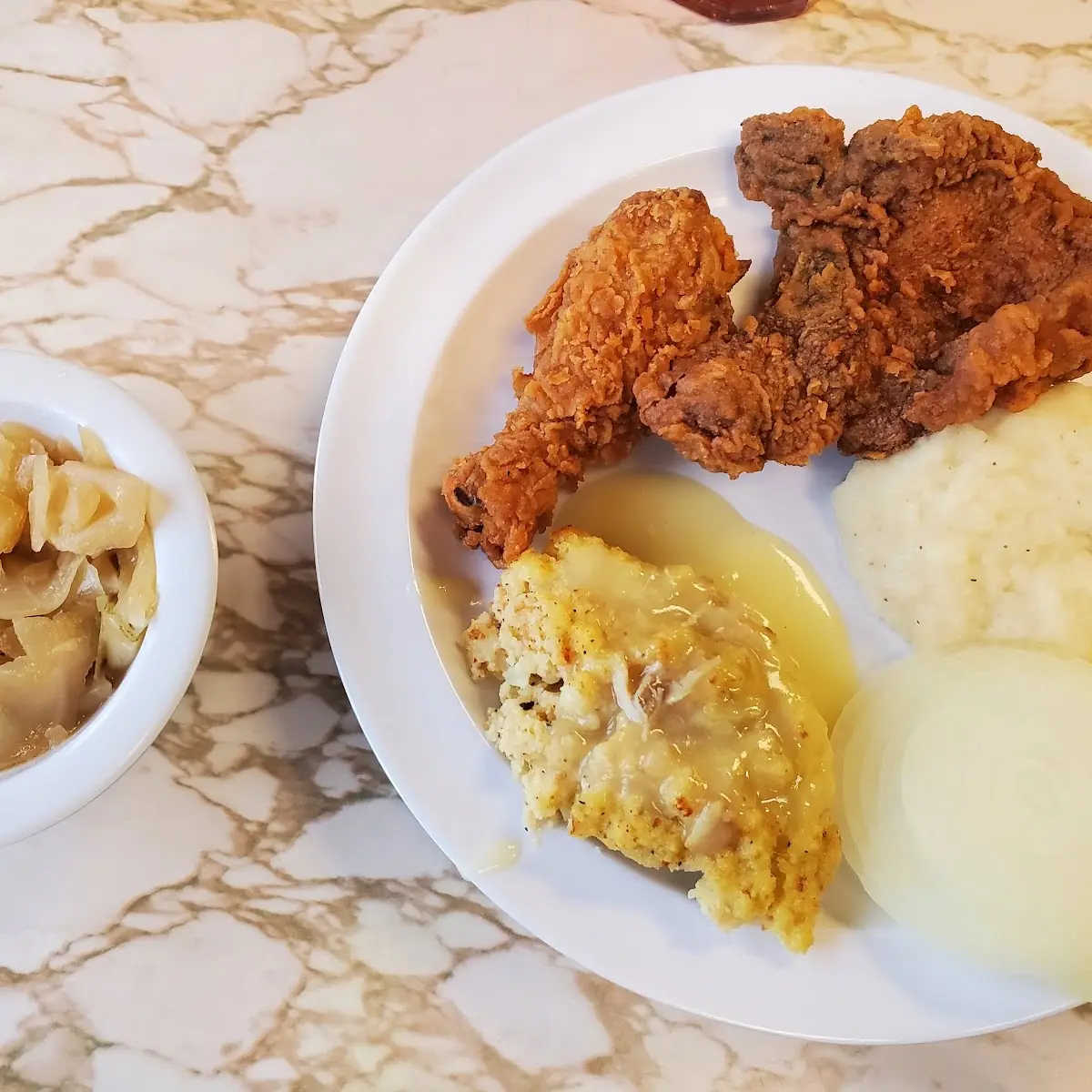 Chicken Pork Chops Mashed Potatoes