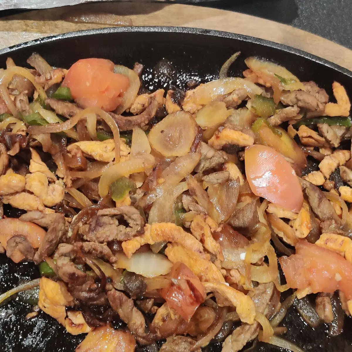 Chicken and Steak Fajitas
