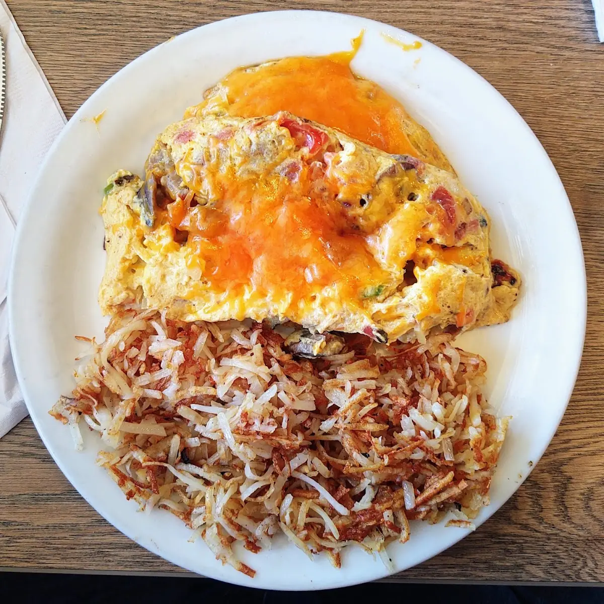 Ultimate Omelette with Hash Browns