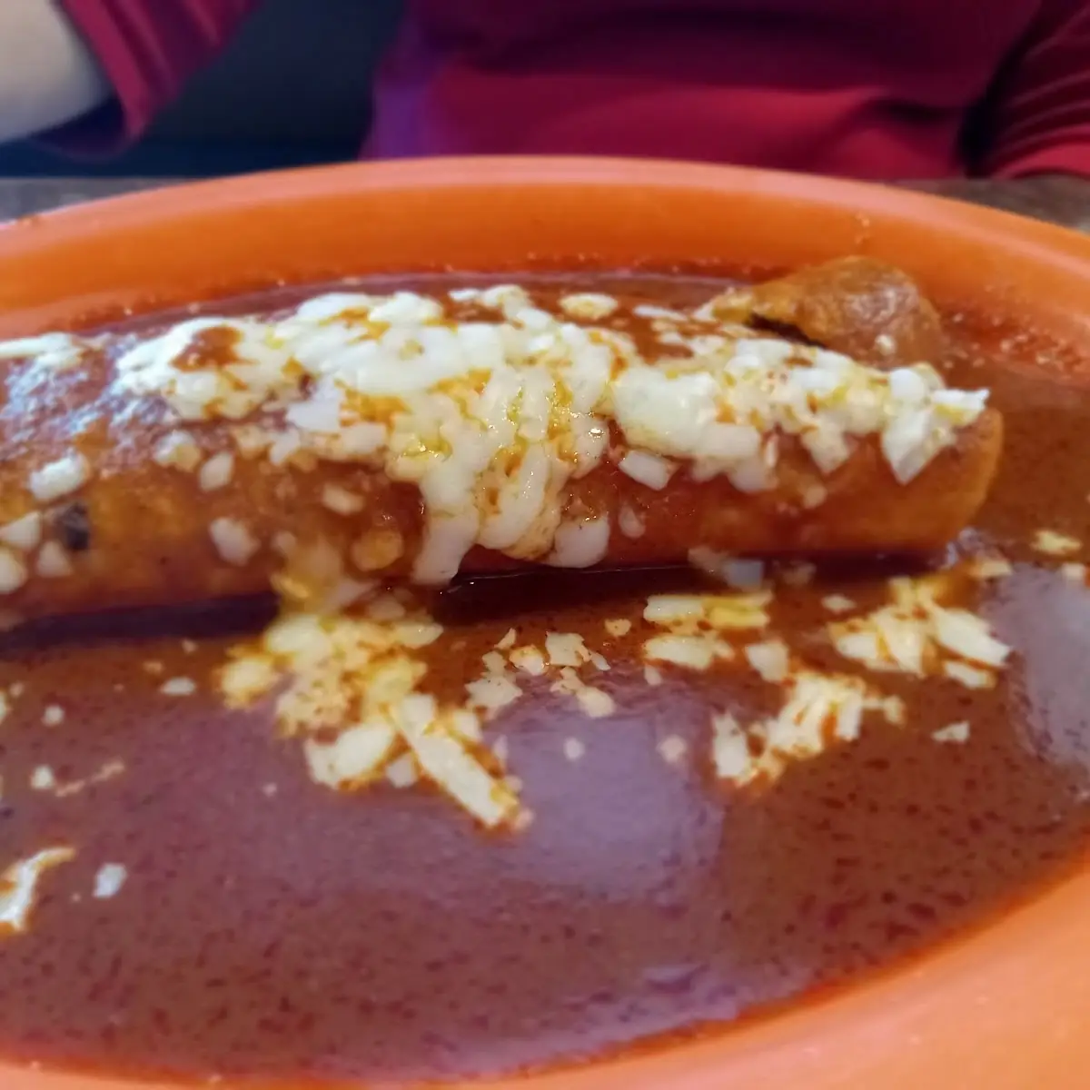 Beef Enchiladas and Beef Burrito