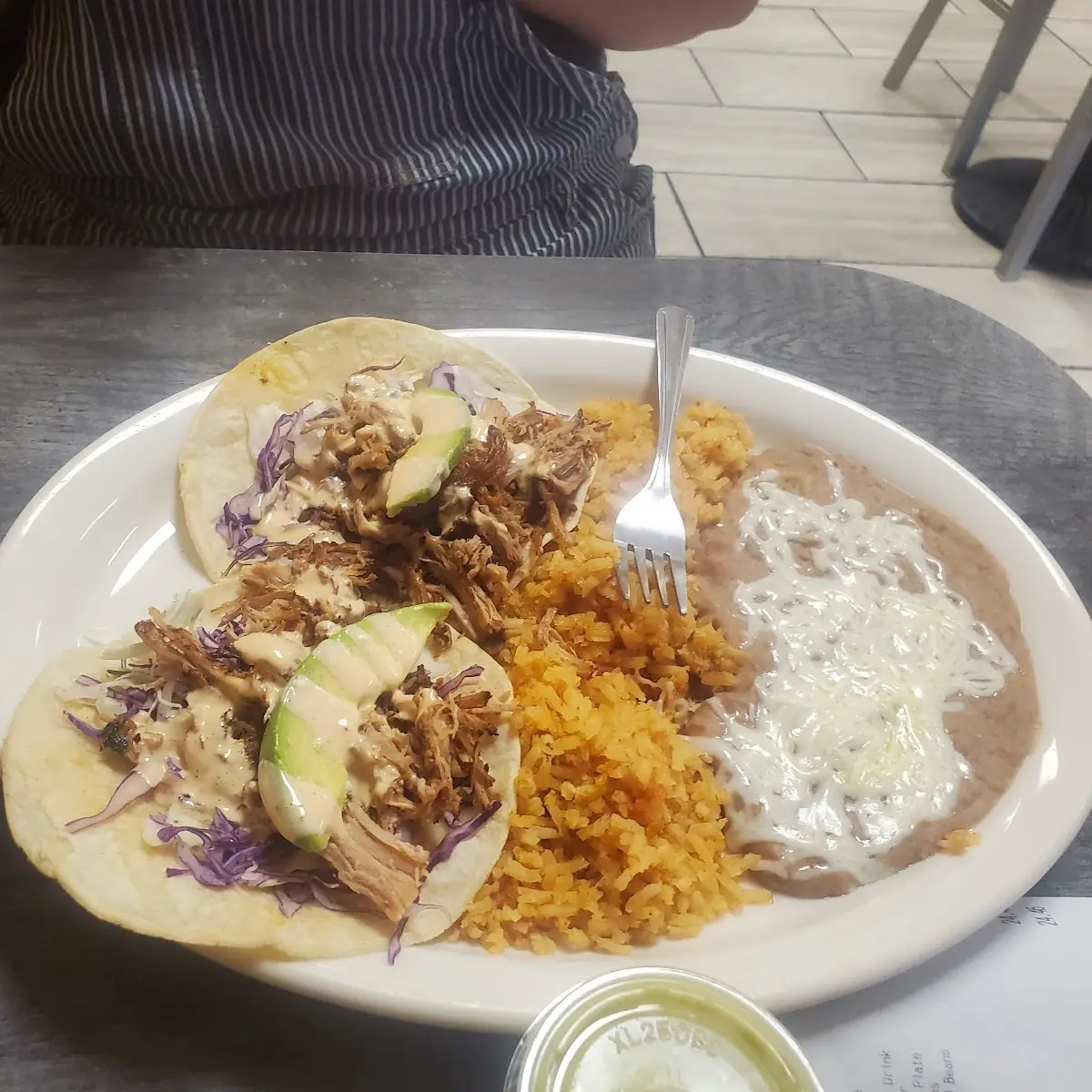 Carnitas Taco Plate