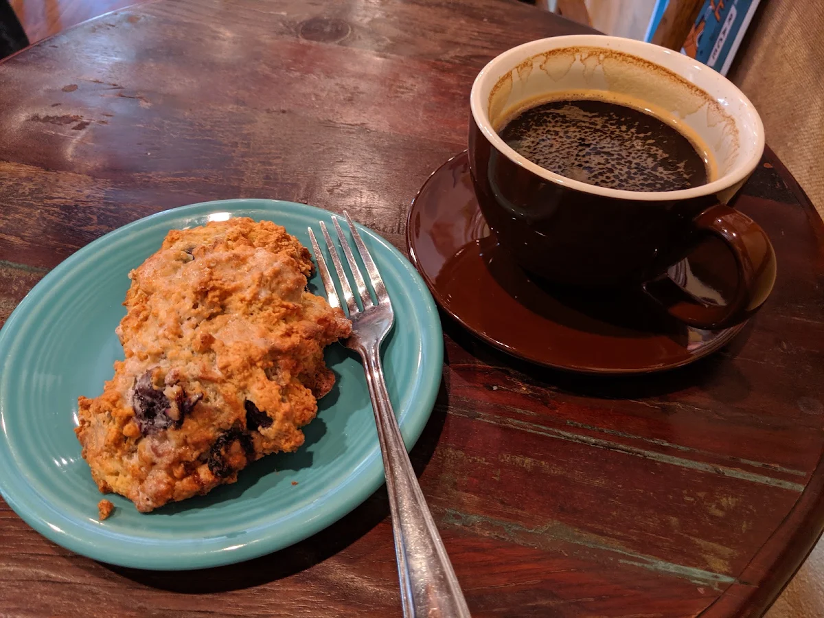Blueberry White Chocolate Scone