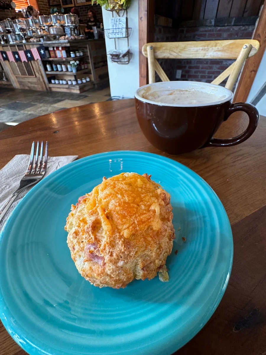 Ham and Cheese Biscuit Sandwich